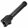 Achieve unmatched accuracy and reliability with Alpha Wolf threaded barrels for Glock, featuring drop-in installation and compatibility with various ammunition types.