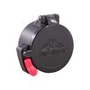 Protect your scope lenses with Butler Creek's Flip Open Eyepiece Lens Covers, offering weatherproof, dust-proof, and moisture-proof protection for tactical use.