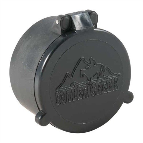 Protect your scope lenses with Butler Creek's weatherproof, dust-proof, and moisture-proof flip-open objective lens covers, designed for easy access.