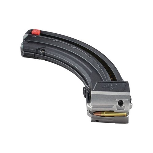 The Butler Creek A17 25-Round Steel Lip Magazine features all-metal construction, anti-tilt follower, and can be loaded easily for reliable .17 HMR feeding.