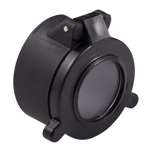 Butler Creek Blizzard Scope Lens Covers feature spring-loaded, flip-open caps for quick sighting, with impact-resistant polymer to keep your lenses clear in any weather.