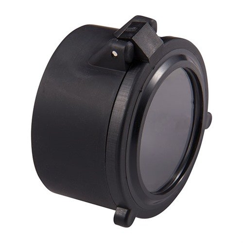 Butler Creek Blizzard Scope Lens Covers feature spring-loaded, flip-open caps for quick sighting, with impact-resistant lenses to keep your scope dry in any weather.