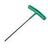 The BONDHUS PROHOLD STAR TIP T-Handles securely hold all Star and TORX screws, featuring a non-magnetic button and a durable welded handle/blade connection.