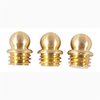 Enhance your shooting accuracy with Bradley Gunsight Brass Skirted Beads, featuring a durable steel base and gold finish for improved visibility and strength.