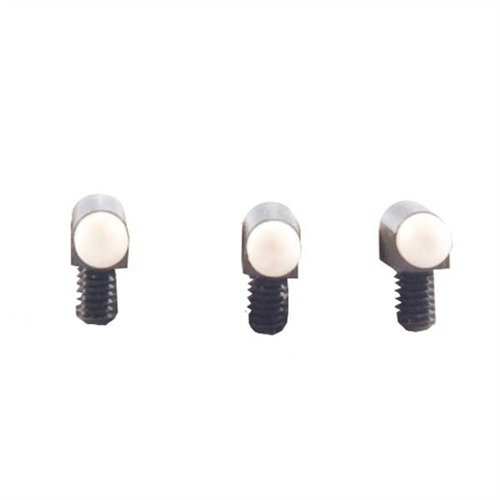 Enhance your shooting accuracy with Bradley Gunsight's STD Bead, featuring a durable steel base for strength and reliable indexing, available in white or red.