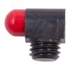 Enhance your shooting accuracy with Bradley Gunsight's STD Bead, featuring a robust steel base and a durable red plastic bead for optimal indexing and strength.