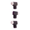 Enhance your shooting accuracy with Bradley Gunsight's STD Bead, featuring a robust steel base and durable plastic beads in white or red, available in a convenient 3-pak.