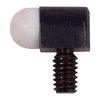 The Bradley Gunsight Standard Bead offers superior strength and indexing with a steel block base, available in vibrant red or white plastic and durable brass options.