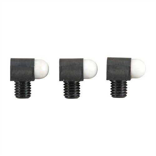 Enhance your shooting accuracy with Bradley Gunsight's standard beads, featuring a robust steel base for stability and available in vibrant red or white options.