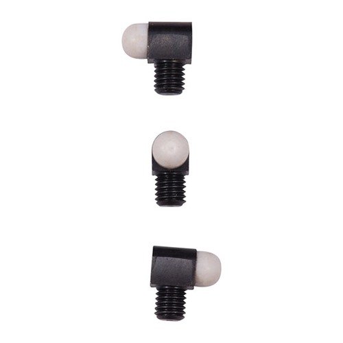 Enhance your shooting accuracy with Bradley Gunsight's STD Bead, featuring a sturdy steel base for positive indexing and available in vibrant red or white options.