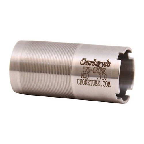Upgrade your shooting with Carlson's Tru-Choke 12GA Modified choke tubes, crafted from non-rusting stainless steel for durability and precision.