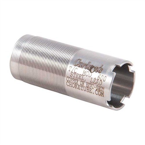 Upgrade your shotgun with Carlson's 20GA Tru-Choke tubes, crafted from heat-treated stainless steel, compatible with various brands and ideal for magnum and steel shot loads.