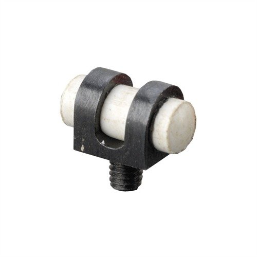 Enhance your accuracy with Carlson's High Visibility Front Sight Shotgun Beads, featuring easy-to-see white or fluorescent red options, durable plastic bead, and steel base.