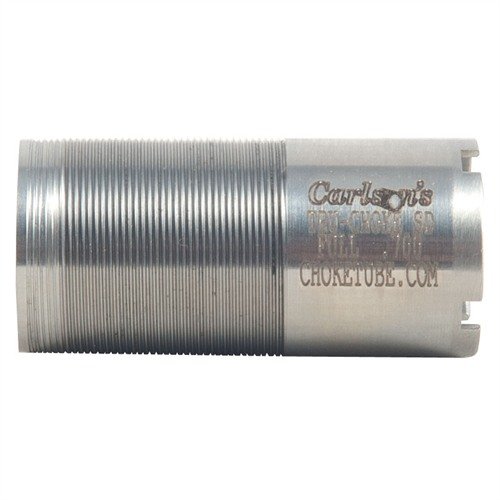 Enhance your shooting precision with Carlson's Tru-Choke Thinwall Choke Tubes, crafted from non-rusting stainless steel for durability and optimal performance.
