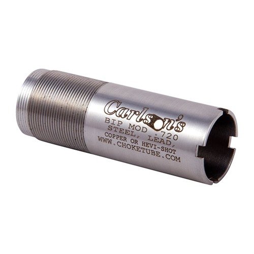 Upgrade your shotgun with Carlsons Invector Plus Choke Tubes, made from non-rusting stainless steel for durability and compatibility with various shot loads.