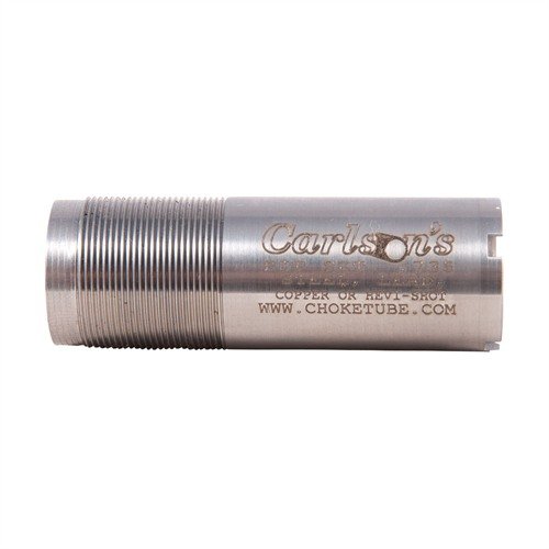 Enhance your shooting precision with Carlson's Invector Plus Choke Tubes, crafted from non-rusting stainless steel for durability and designed for Browning 12 ga. barrels.