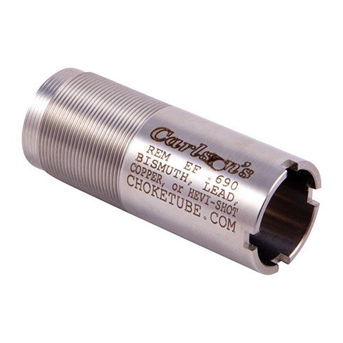 Upgrade your shotgun with Carlson's 12GA Rem-Choke tubes, crafted from non-rusting stainless steel, perfect for magnum and steel shot loads.