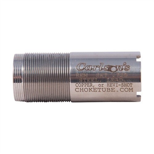 Upgrade your shotgun with CARLSONS 12GA REM-CHOKE tubes, crafted from non-rusting stainless steel for durability, compatible with magnum and steel shot loads.