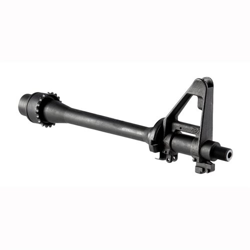 Colt's 10.3" M4CQB Barrel offers precision with 1:7 twist rifling, corrosion-resistant chrome lining, and is compatible with carbine-length gas systems.