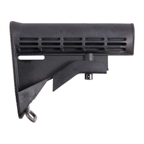 Upgrade your AR-15 with the Colt Collapsible Stock Assembly for enhanced adjustability, improved comfort, and a sleek OEM black finish, perfect for carbine models.
