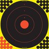 SHOOT-N-C® Targets feature self-adhesive backing, bright fluorescent impact visibility, and multiple target sizes for precise shooting without scopes.