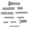 Refurbish or build your 1911 with this complete set of heat-treated pins and plungers, ensuring durability and resistance to wear in carbon or stainless steel.