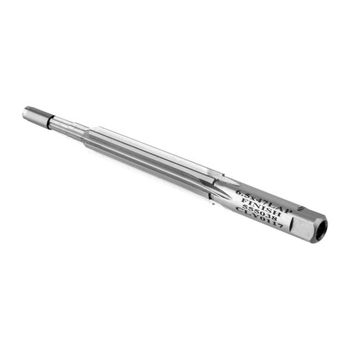 CLYMER 6.5x47 Lapua Live Pilot Finish Reamers feature durable M42 Cobalt HSS, smooth cutting, interchangeable bushings, and meet SAAMI specs for precision.