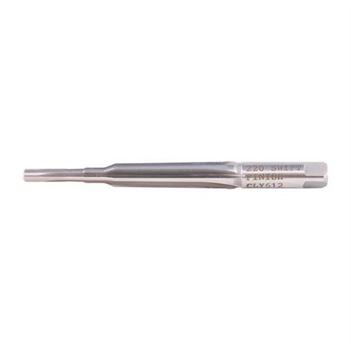Clymer's 220 Swift Bolt Action Finishing Reamer offers precision craftsmanship from M-7 High-Speed Steel, ensuring durability and accuracy for professional gunsmiths.