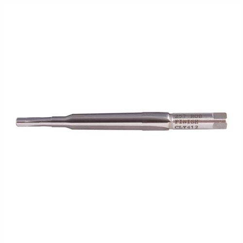 The CLYMER .257 Roberts Finishing Reamer boasts precision craftsmanship from M-7 High Speed Steel, ensuring a perfect fit with right-hand cutting and solid pilot.