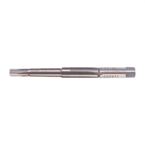 Experience precision with the CLYMER 32-20 Winchester Finisher Chamber Reamer, crafted from M-7 High Speed Steel for durability and accuracy in your .32/20 barrel.