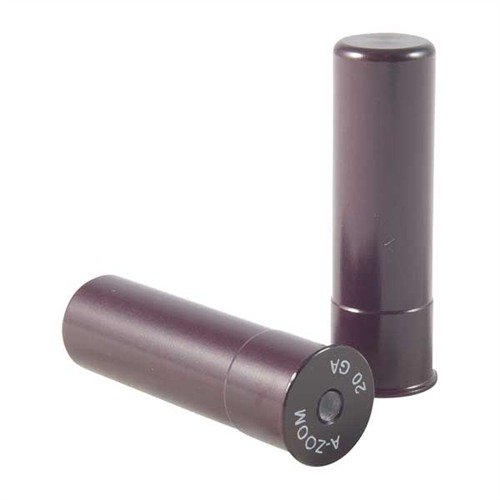 Enhance your shooting skills with A-ZOOM 20 Gauge Snap Caps; durable aluminum body for repeated use, perfect for practicing loading, unloading, and dry firing.