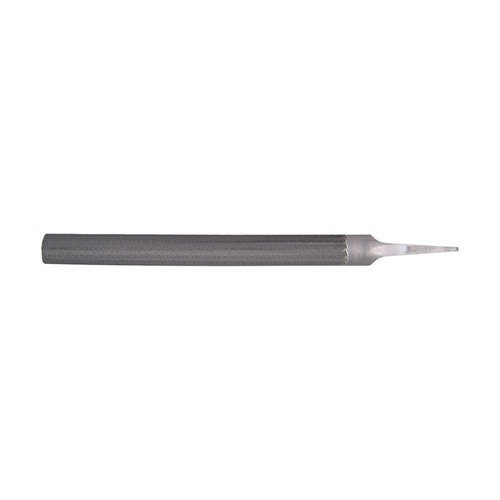Brownells Half-Round Files offer precision with dual-surface design for flat and curved work, crafted from high-quality steel for durability and control.