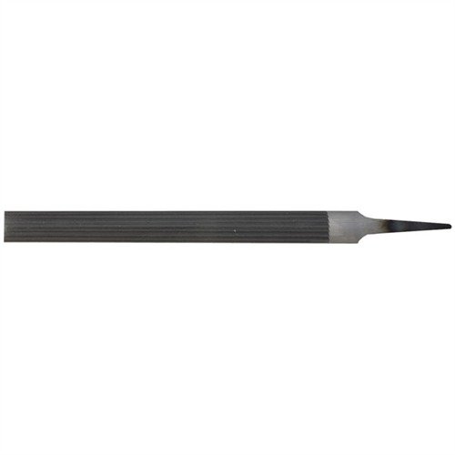 The Brownells Half-Round Files offer precision shaping with dual surfaces for flat and curved work, crafted from high-quality steel for durability and efficiency.