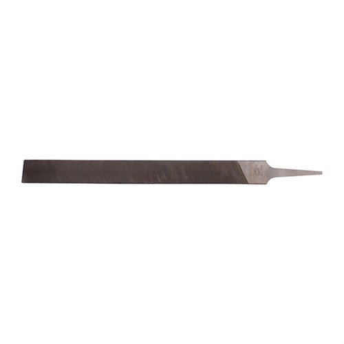 The APEX TOOL GROUP 10" American Pattern Hand File is ideal for shaping and metal removal, featuring double-cut sides and a versatile design for all gun work.