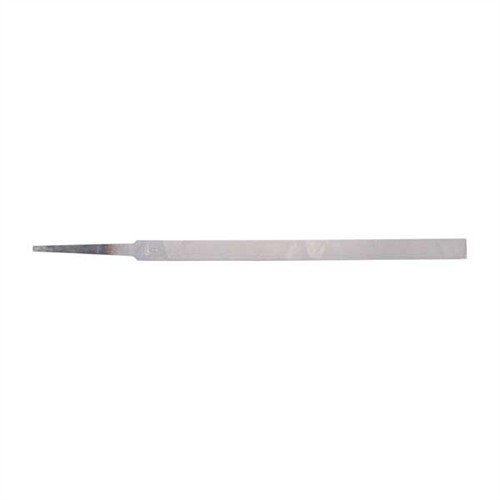 Achieve precise final filing with the APEX TOOL GROUP 6" Narrow Pillar File, featuring double-cut sides and safe edges for effective and safe use.