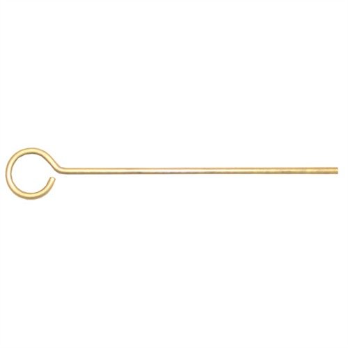 The DEWEY LOOP Rifle & Pistol Rod is a durable one-piece brass rod with a convenient finger loop, ideal for .22 caliber and larger barrels, perfect for range and bench use.