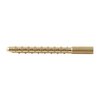 The DEWEY 338C-PH Jags feature a traditional wrap-around design, machined brass construction, and fit .338 caliber rods for reliable cleaning in both directions.