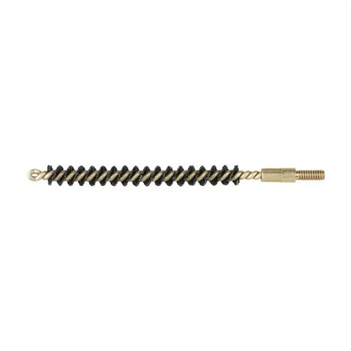 .17 & .20 Caliber Bore Brushes feature tough nylon bristles on brass wire, ensuring effective cleaning without scratching, perfect for airguns and rimfire guns.