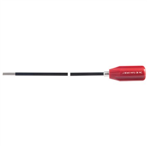 Dewey Copper Eliminator Rifle Cleaning Rods feature all-aluminum components that prevent false-positive copper fouling indications, ensuring a true clean bore.