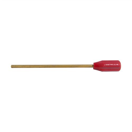 The DEWEY Brass Chamber Rods offer a quick and efficient solution for cleaning rifle, pistol, and shotgun chambers with fixed non-rotating handles for ease of use.
