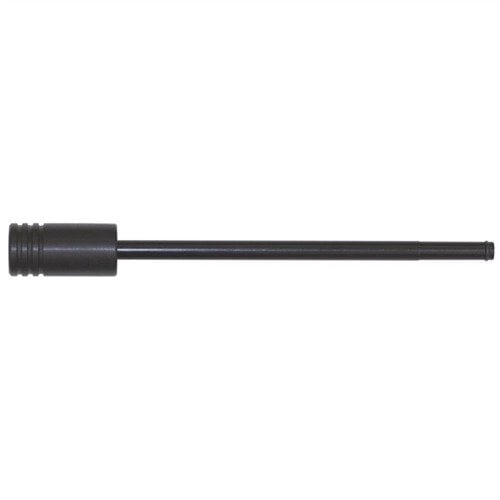 The DEWEY AR-15/M16 Cleaning Rod Guide ensures effective cleaning by centering in the chamber, keeping solvents out, and reducing movement during use.