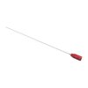 The Dewey 26" Small Caliber Rod is a tough, stainless steel cleaning tool for .17 and .20 caliber firearms, featuring a female thread and professional brass jag tip.