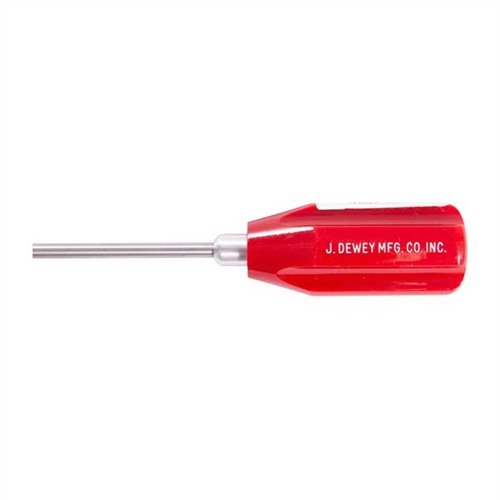 Dewey's Stainless Steel Rods are tough and strong, preventing scratches and fouling from embedding, featuring ball bearing handles and a universal brass patch loop.