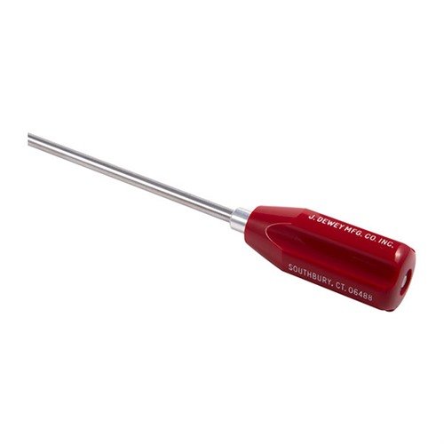 The DEWEY 36-HDS Rod features tough stainless steel that resists embedding debris, with ball bearing handles and a universal brass patch loop for easy use.