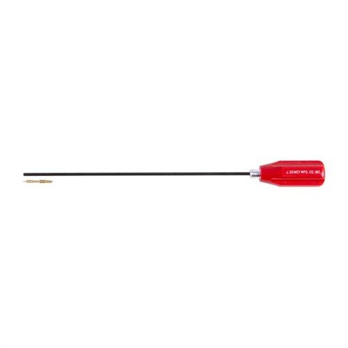 Dewey's 11" 17 Caliber Coated Rod features a tough nylon coating that protects your rifling, a smooth ball bearing handle, and an extra-long Jag for easy cleaning.