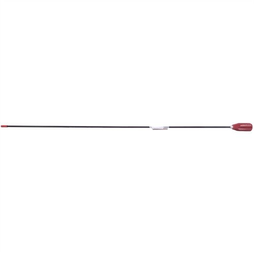 Dewey's 36" coated rods feature a tough nylon coating that protects your rifling, a smooth ball bearing handle, and an adapter for versatile brush compatibility.