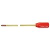 The DEWEY 34-SBB rod is a heavy-duty, one-piece brass cleaning rod with a solid handle, perfect for barrels up to 34" long and compatible with standard attachments.