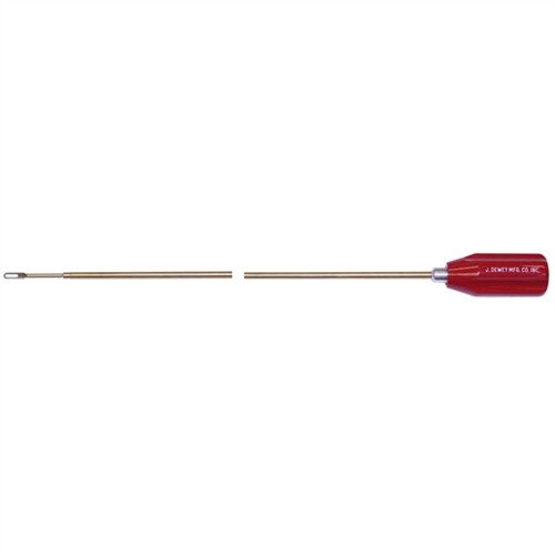 Experience precision cleaning with the DEWEY .22 Cal. Brass Rod, featuring high-quality brass that protects delicate rifling and smooth roller bearing handles for effortless use.