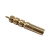 Dewey's 38J Cleaning Rod Jags feature precision-machined brass for optimal fit with Dewey Coated Rifle Rods, allowing effective patch application for .38 caliber.
