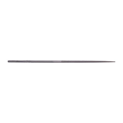 The FRIEDR. DICK GMBH Professional Gunsmith Needle File Set features 12 precision files with knurled handles for a secure grip, housed in a durable roll for easy access.